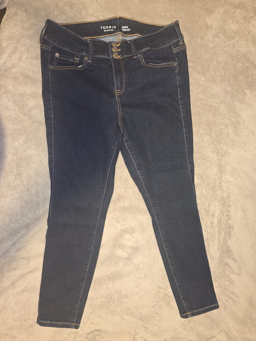 Torrid Dark Stretch Skinny Jeggings